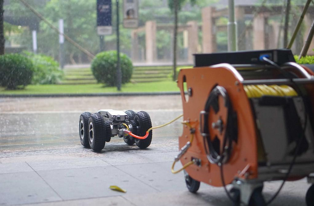 285盘城管道检测机器人